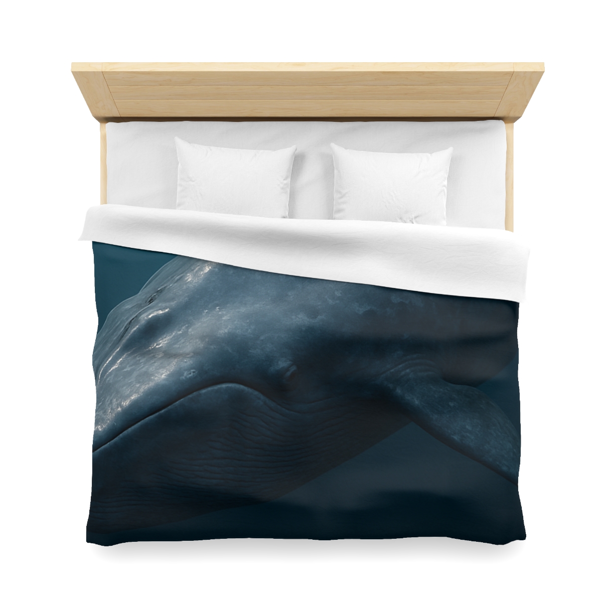 Silent Giant Blue Whale soft comforter duvets