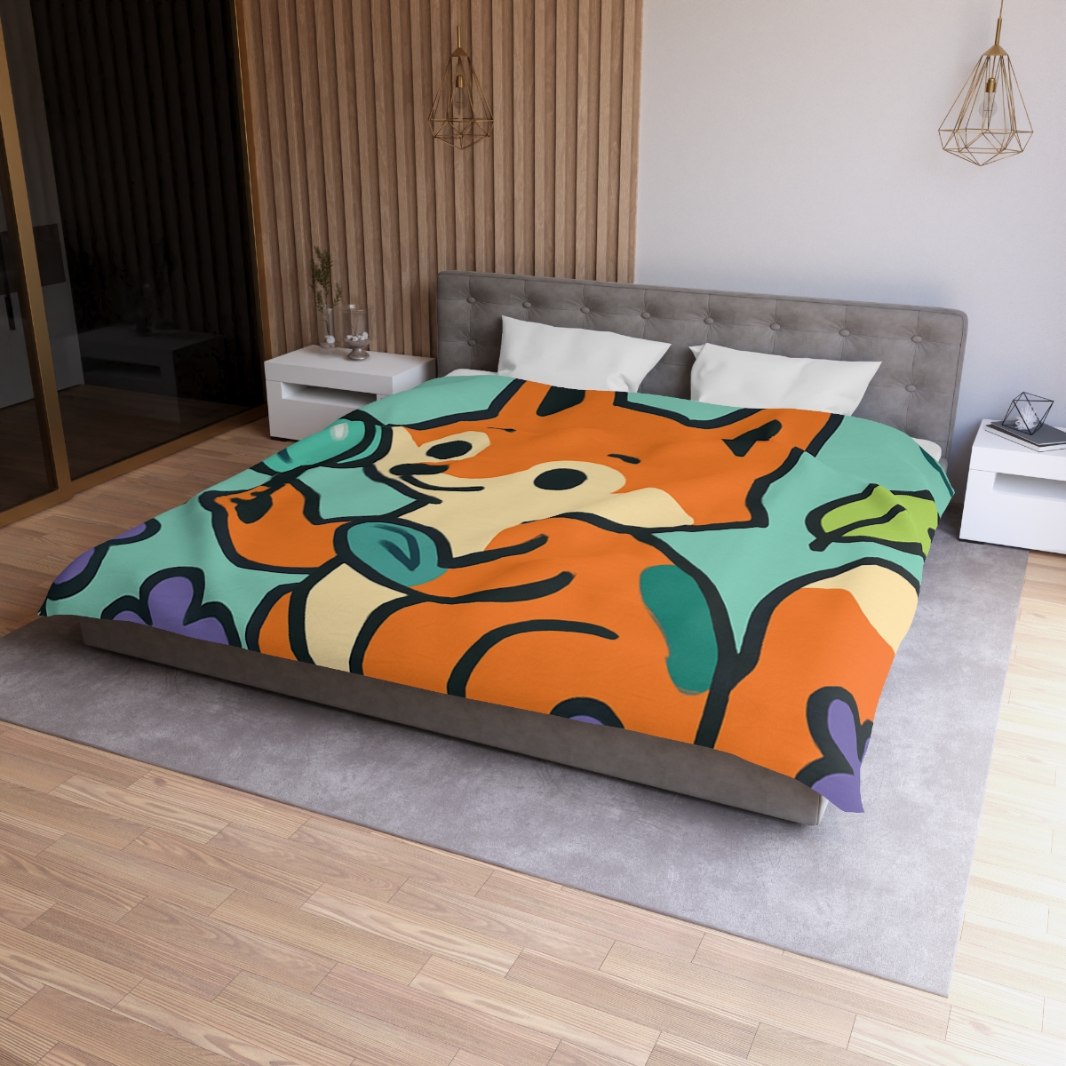 Galaxy Garden Fox trendy bedroom duvets