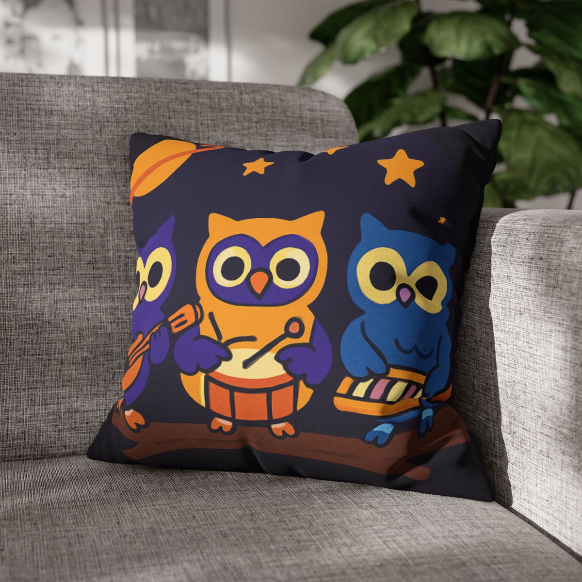 Star Song Owl Band unique gift pillow cases