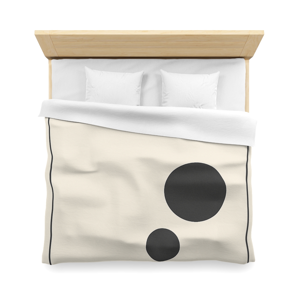 Offset Frame With Twin Disks soft comforter duvets