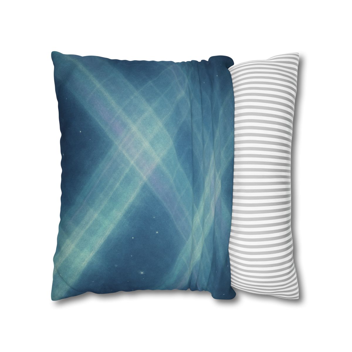 Aurora Lattice Drift soft cotton pillow cases