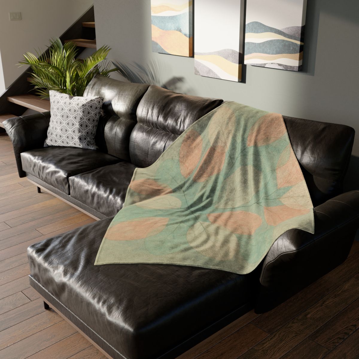 Petal Constellation Mesh designer printed blankets