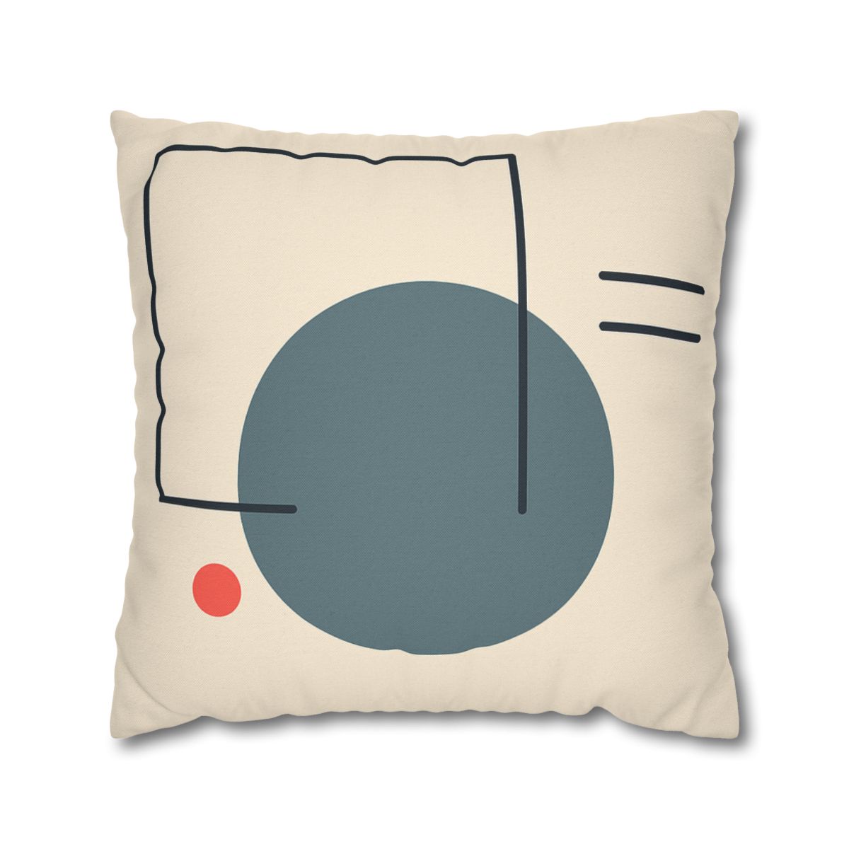 Quiet Orbit With Offset Frame unique gift pillow cases
