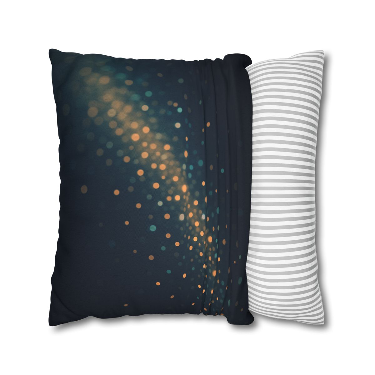 Radiant Particle Drift designer print pillow cases