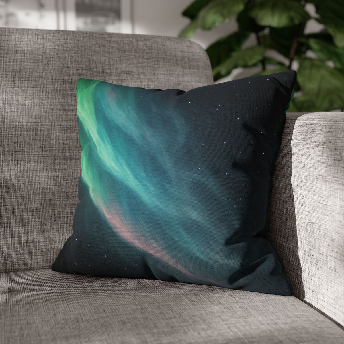 Aurora Veil Starstream personalized pillow covers