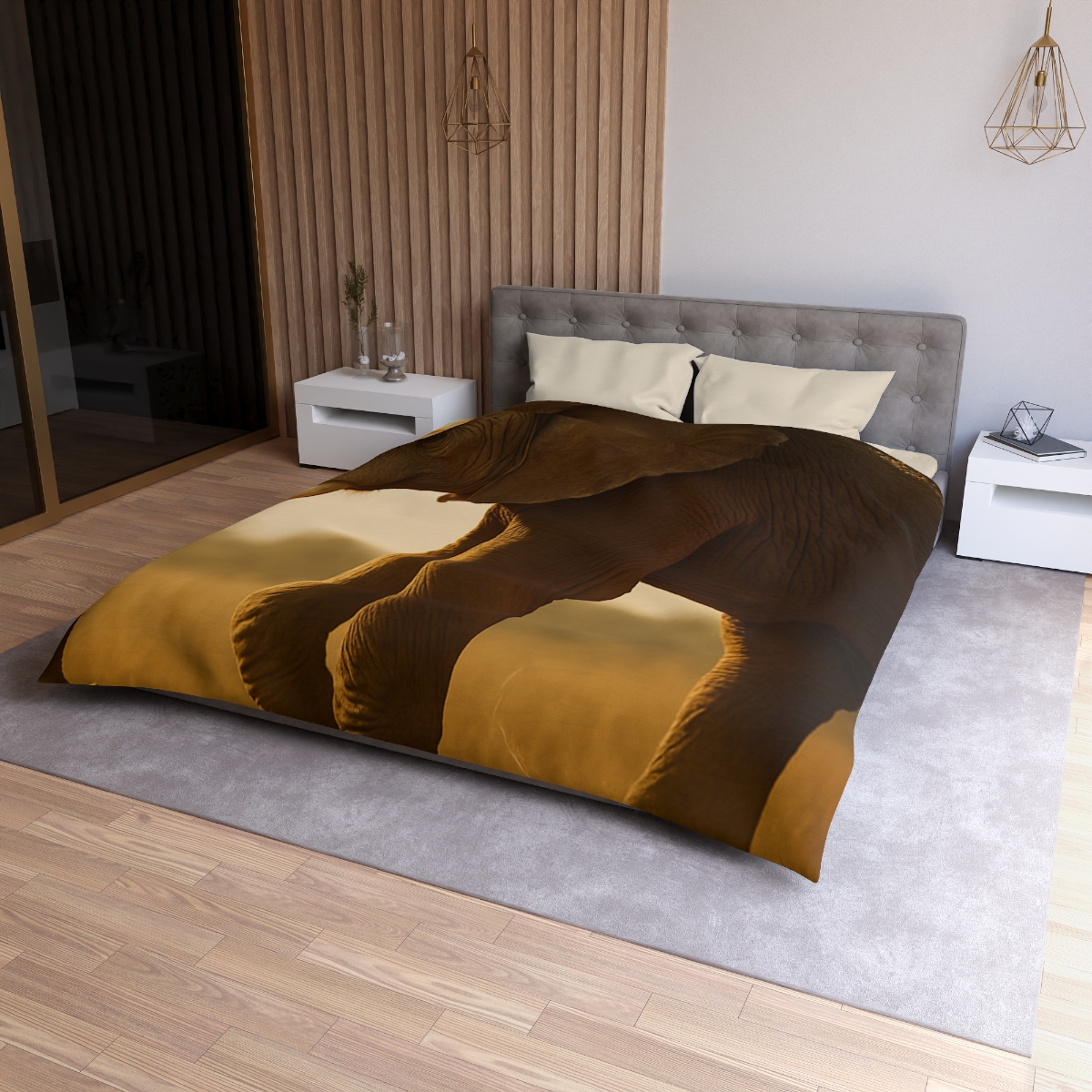 Savannah Sentinel Elephant unique patterned duvets