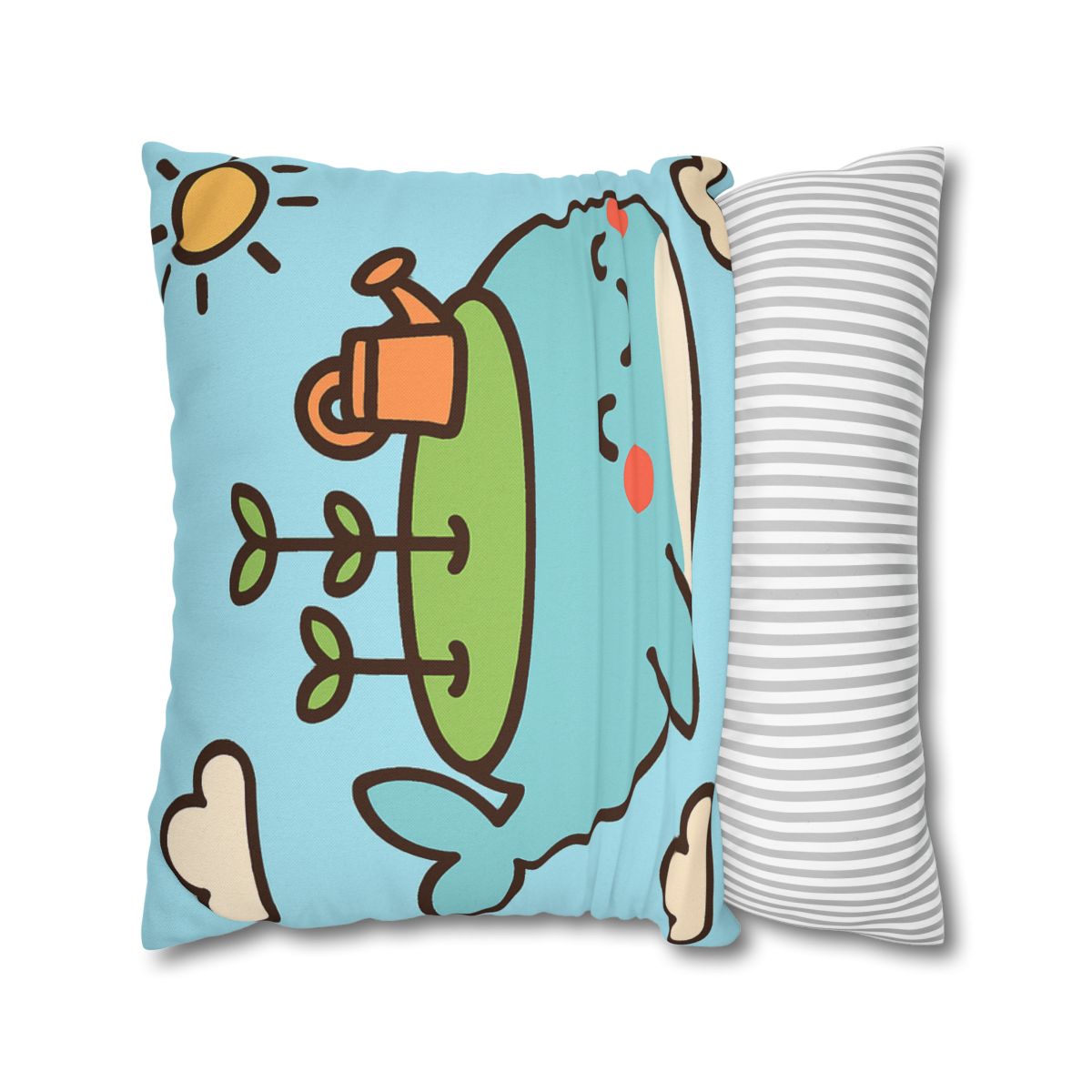 Sky Whale Seedling Planet Garden unique gift pillow cases