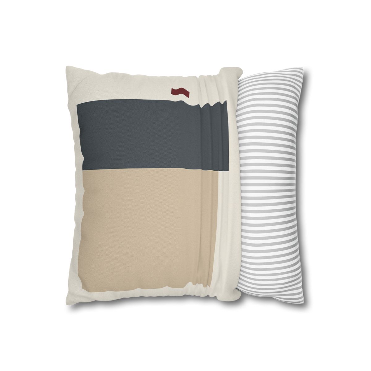 Offset Squares With Calm Corridor designer print pillow cases