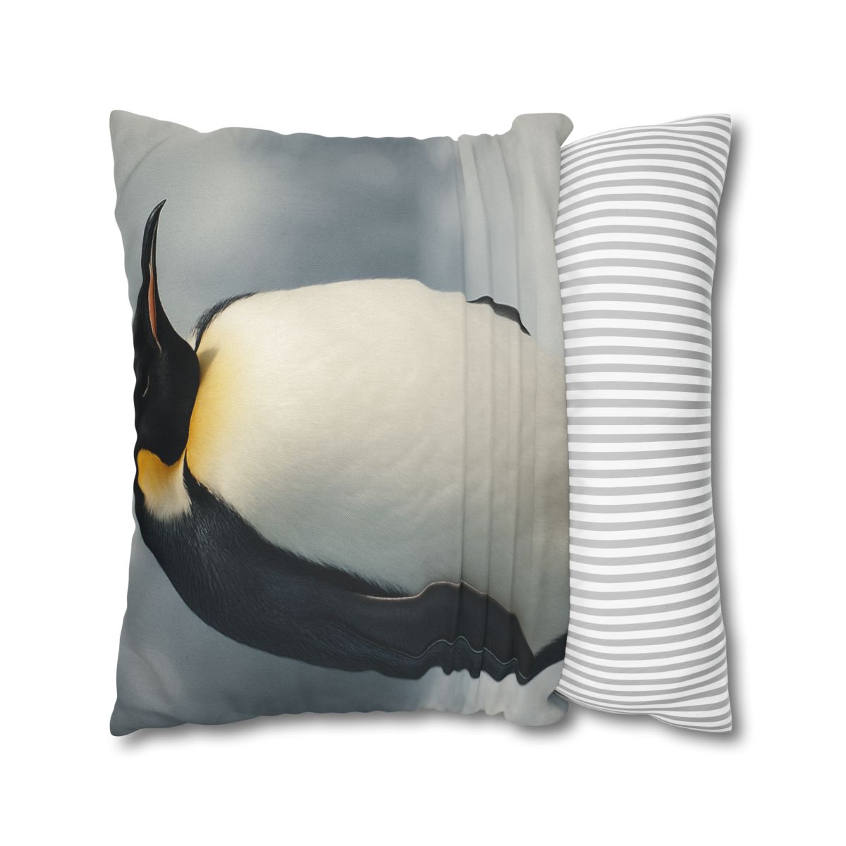 Moonlit Vigil Emperor Penguin soft cotton pillow cases