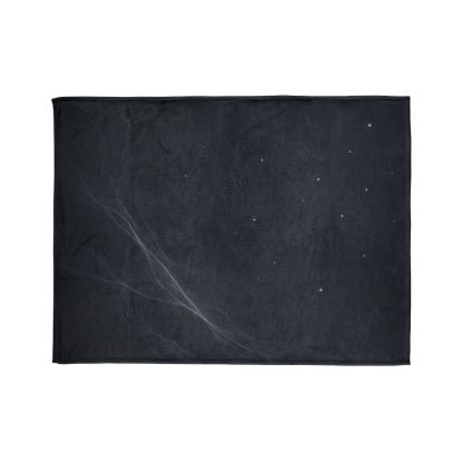 Void Silk Filament Drift designer printed blankets