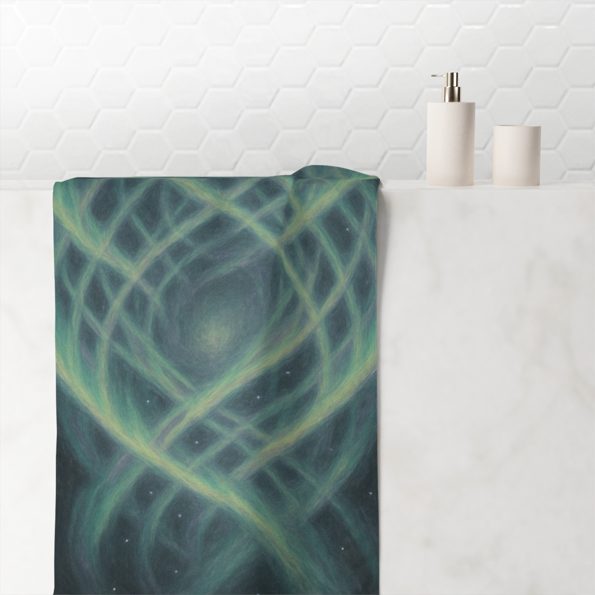 Aurora Spiral Lattice unique gift towels