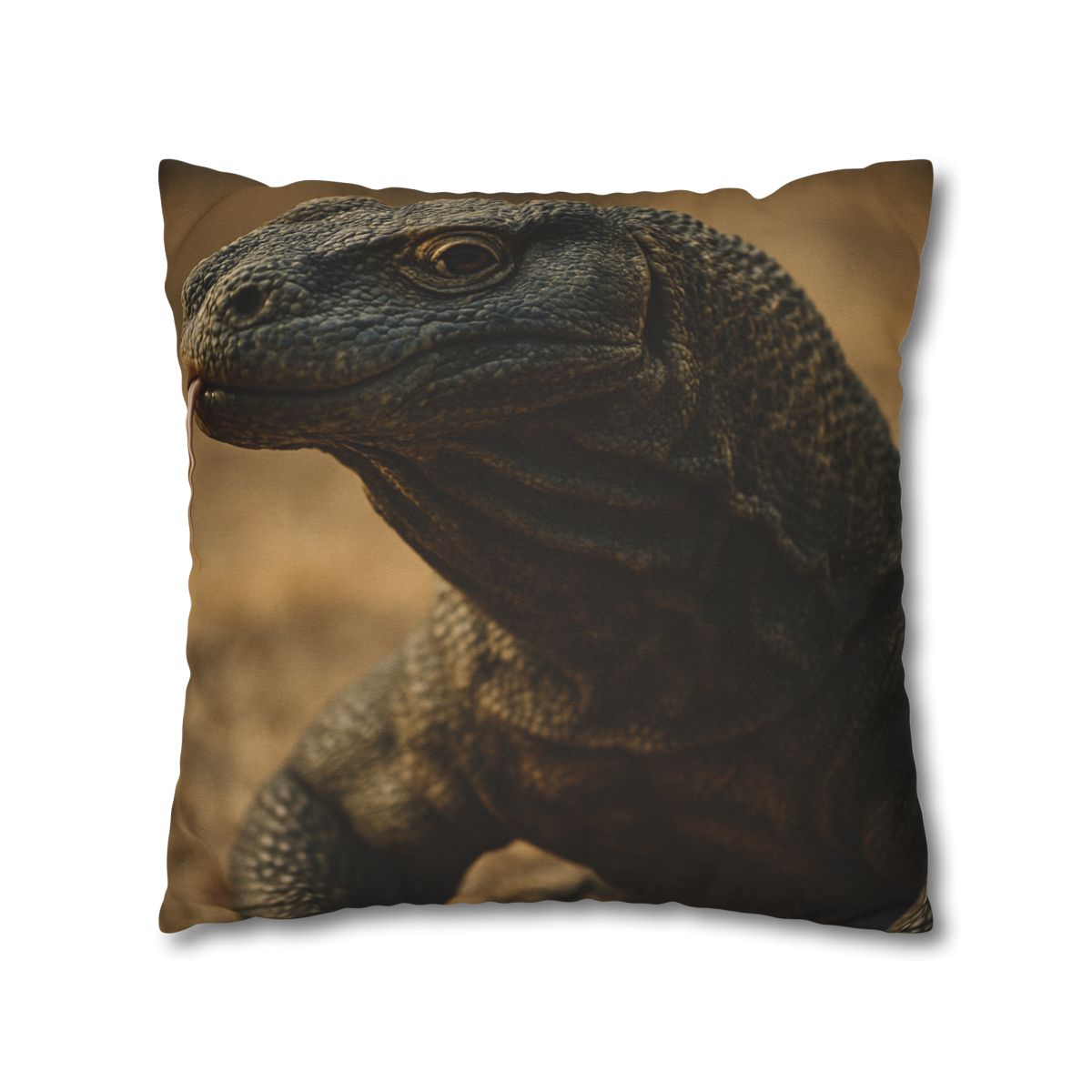 Ancient Sentinel Komodo Dragon soft cotton pillow cases