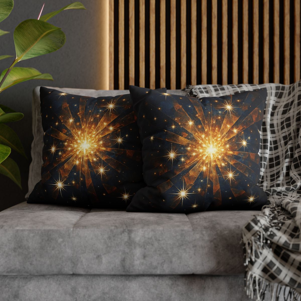 Starburst Mosaic Field trendy patterned pillow cases