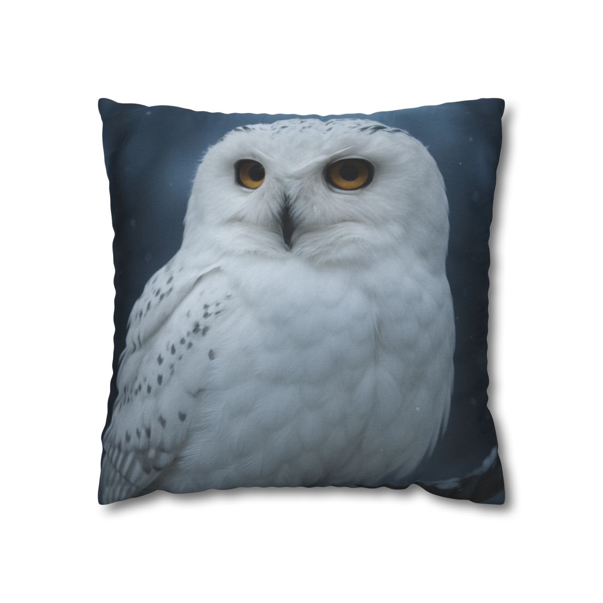 Twilight Watcher Snowy Owl personalized pillow covers