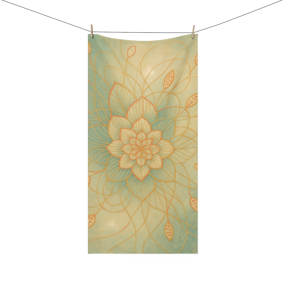 Petal Circuit Tapestry decorative home towelscustom towels