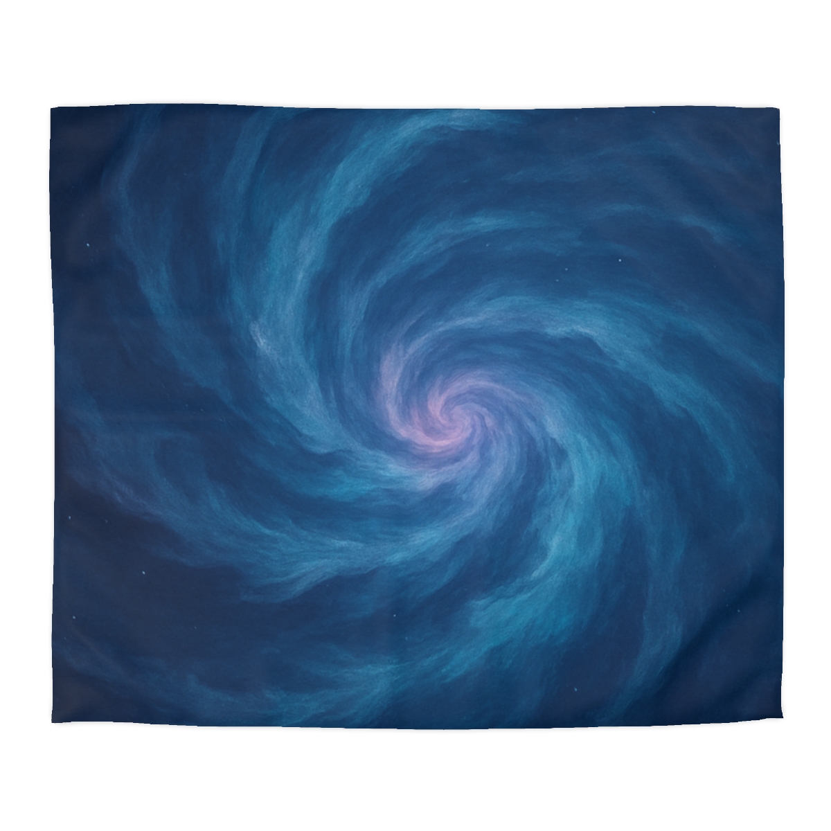 Nebula Spiral Tapestry designer printed duvets