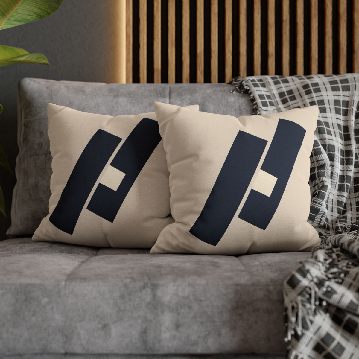 Quiet Diagonal Stack unique gift pillow cases