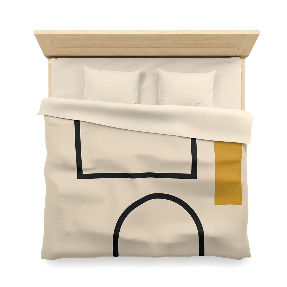 Arc Window Alignment designer printed duvets