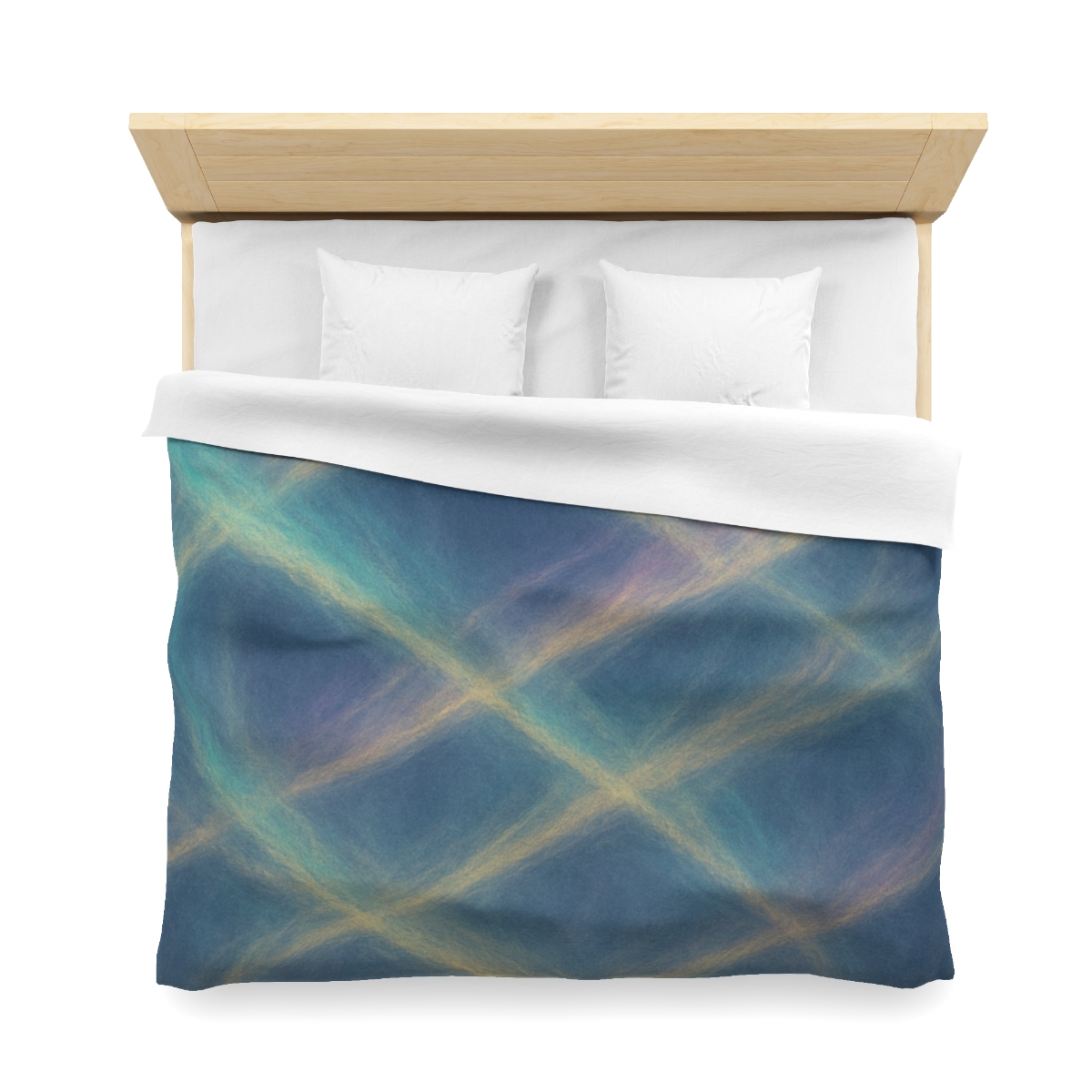 Aurora Lattice Horizon custom duvets