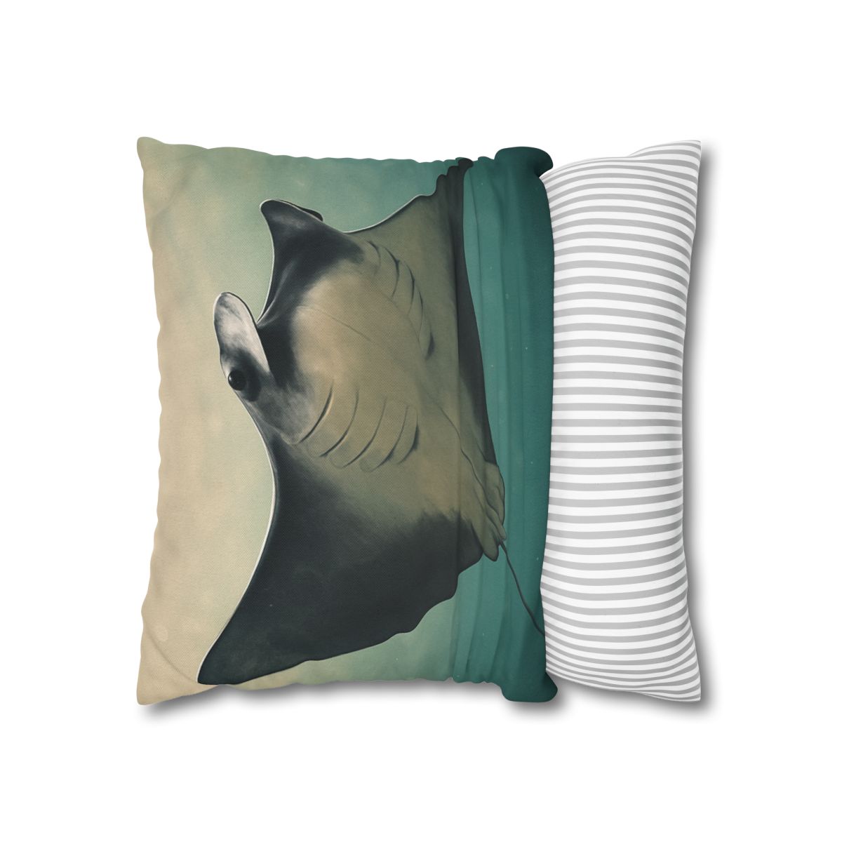 Velvet Current Manta Ray custom pillow cases