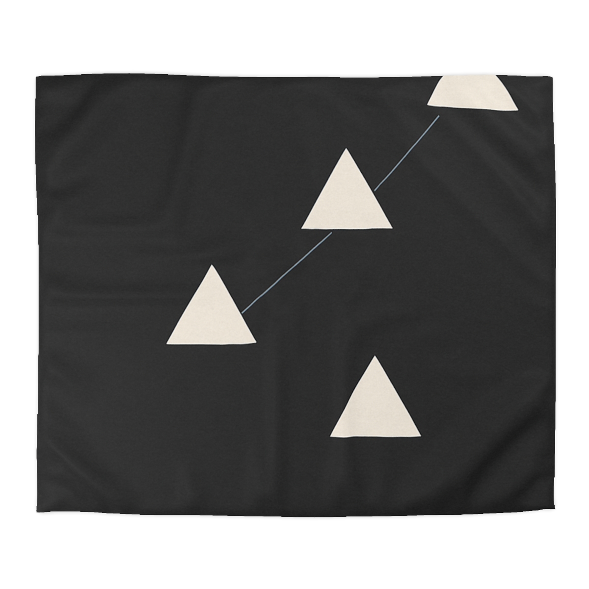 Triangular Constellation Steps unique patterned duvets
