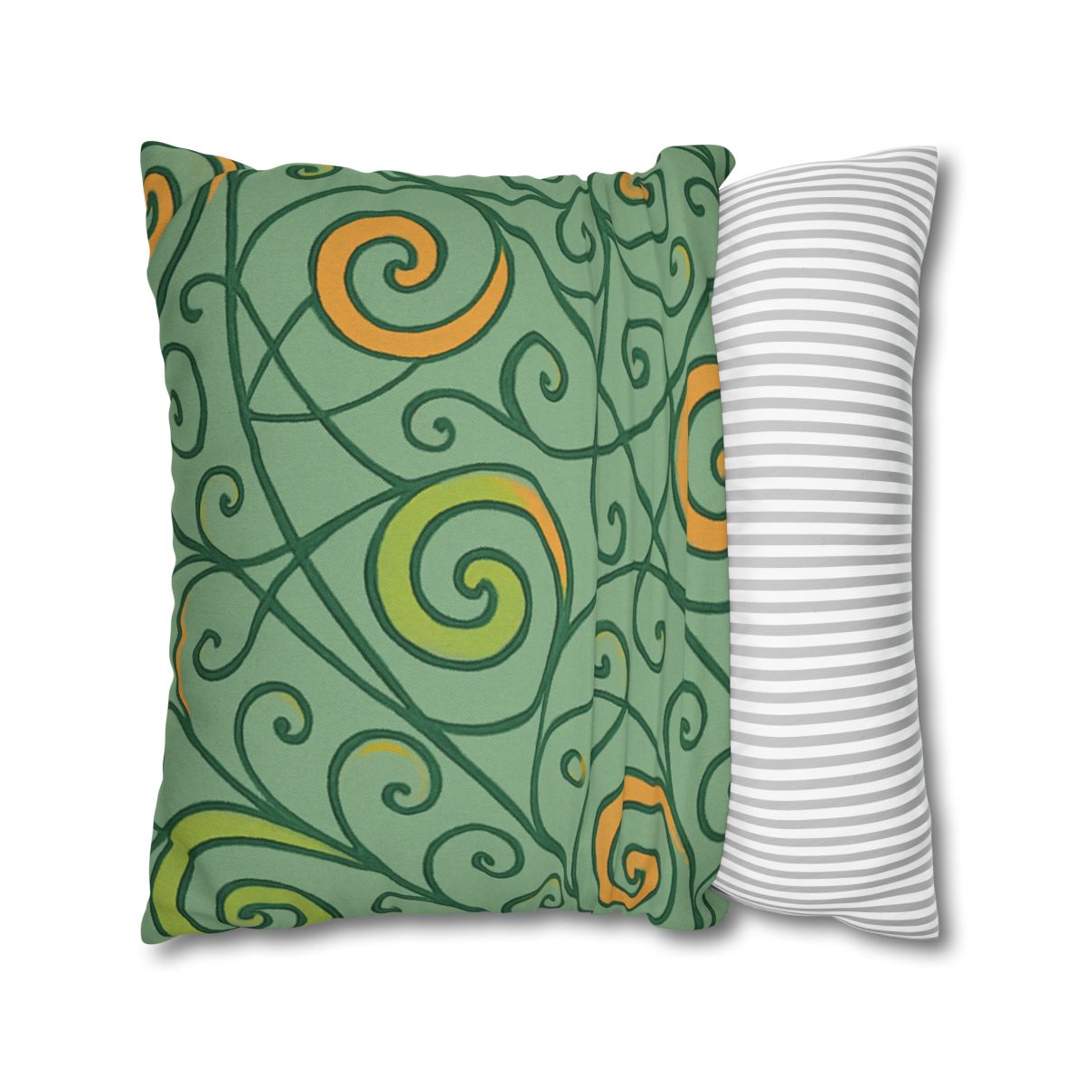 Tendril Spiral Lattice soft cotton pillow cases