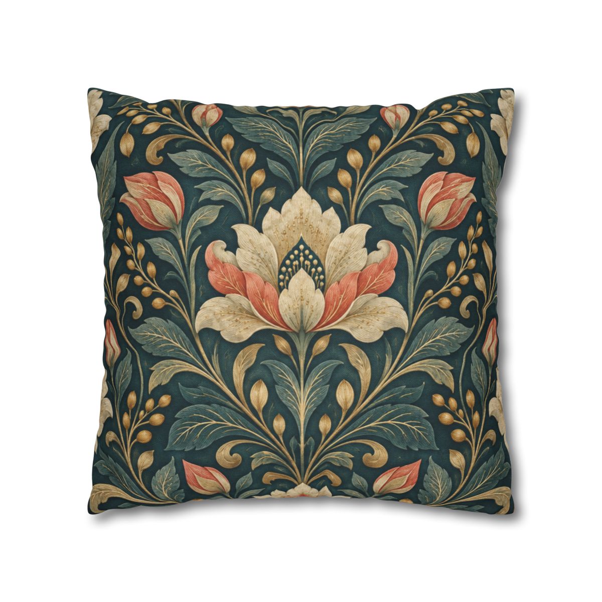 Floral Pulse Brocade unique gift pillow cases [AI-1fa9122a-540fc34c1c90]