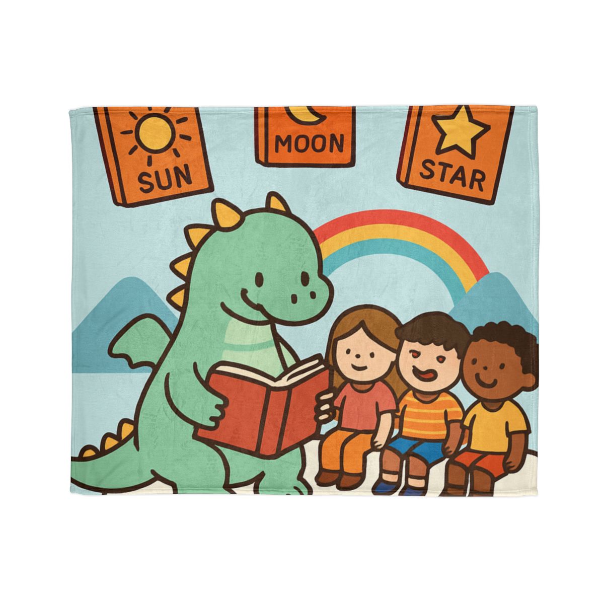 Dragon Library In The Cloud Valley custom blankets