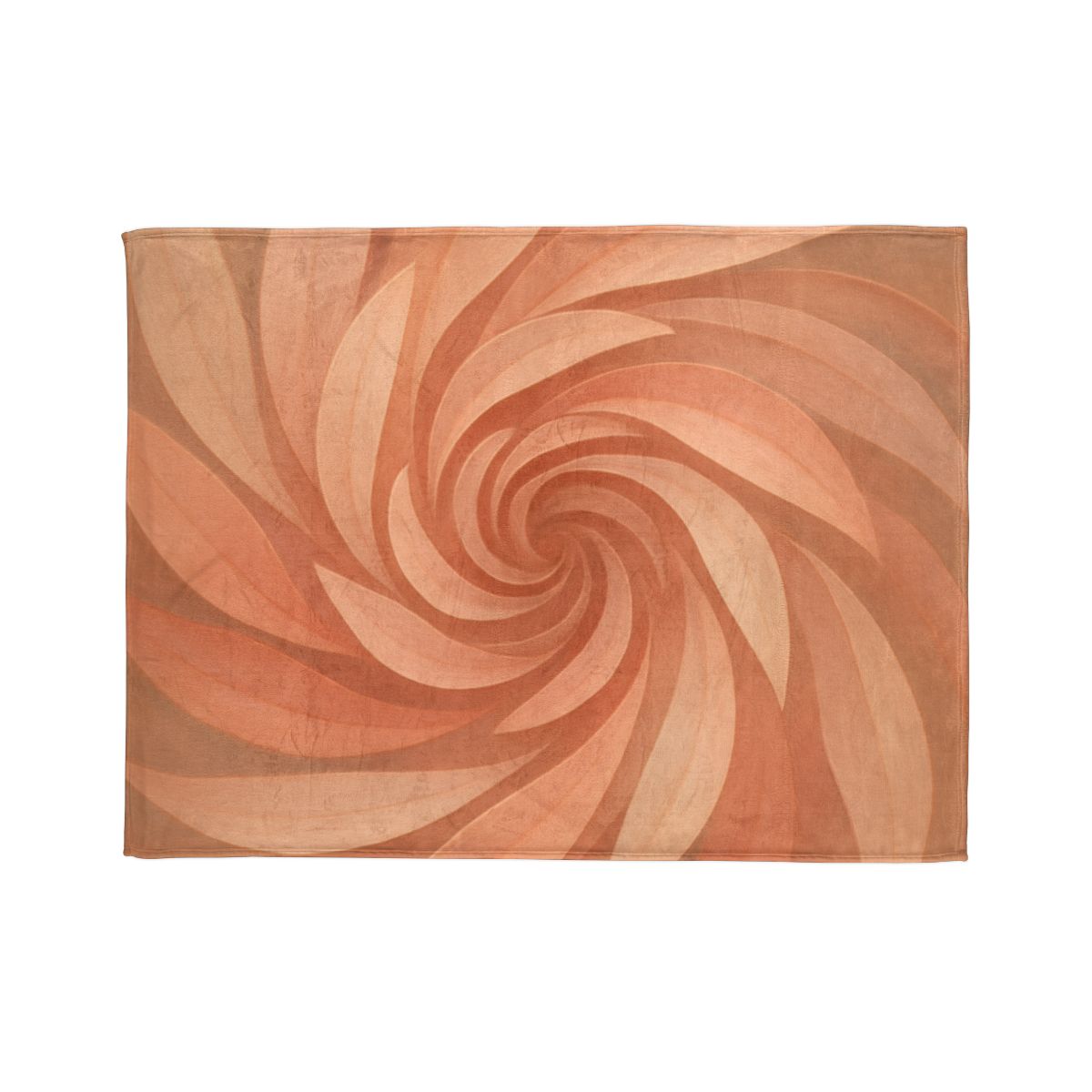 Petal Spiral Harmony soft fleece blankets