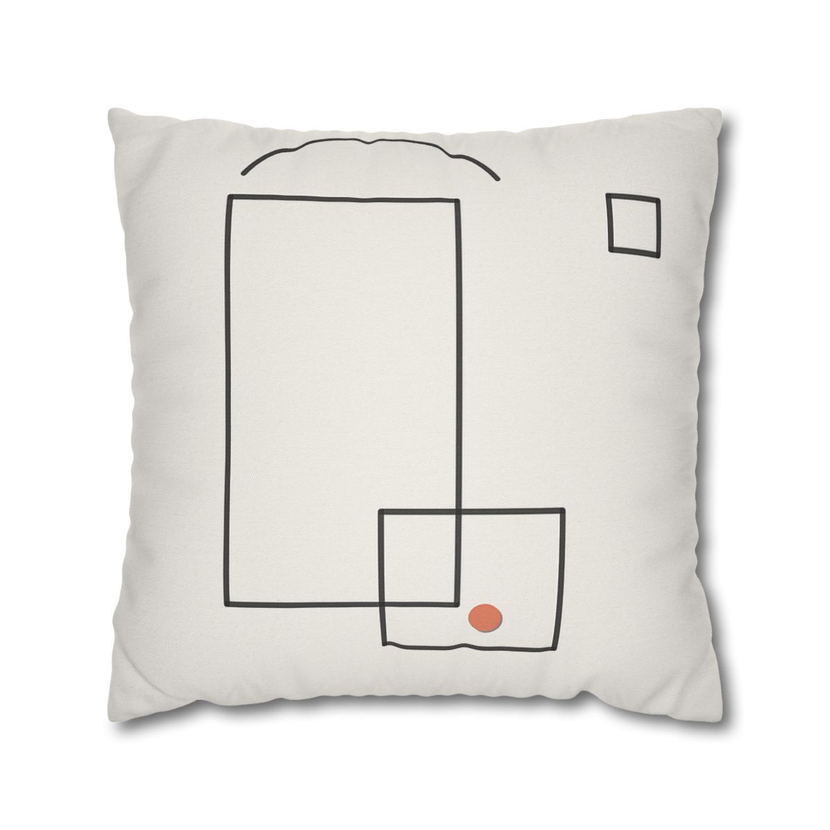 Offset Frame And Quiet Arc comfortable bedding pillow covers