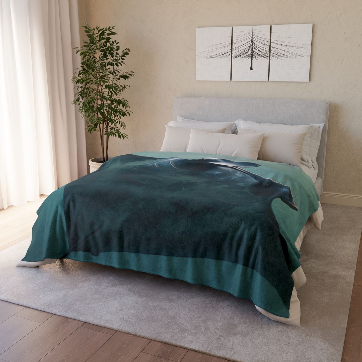 Nebula Glide Giant Manta Ray warm winter blankets