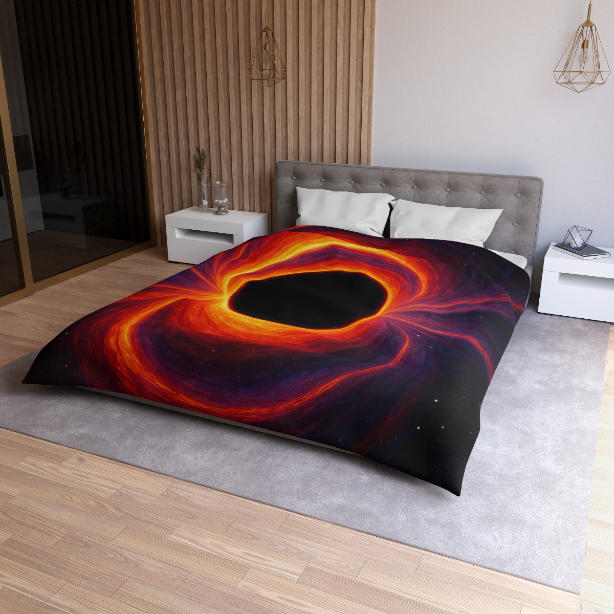 Gravitational Halo Bloom stylish duvet covers
