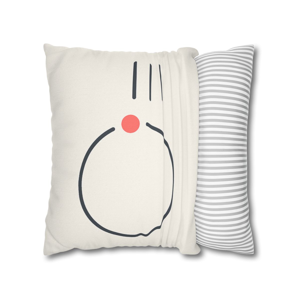 Offset Ring With Three Quiet Bars soft cotton pillow cases