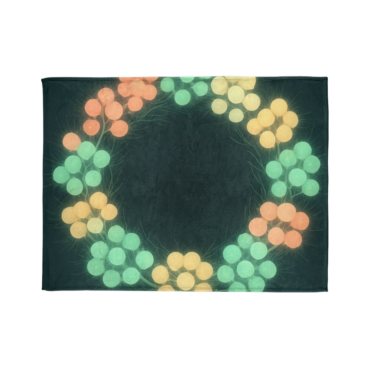 Galactic Seed Halo stylish throw blankets