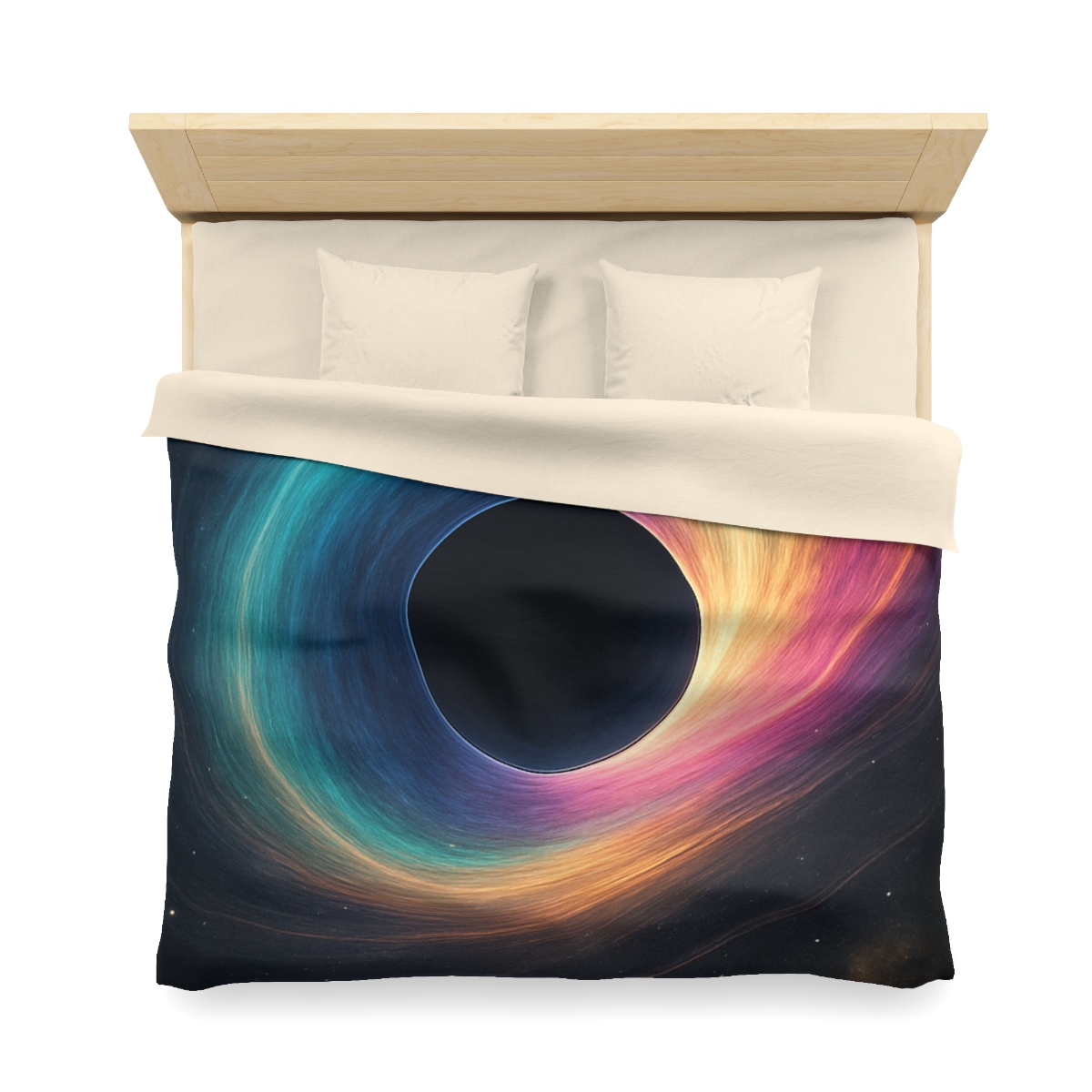 Prismatic Singularity Bloom personalized bedding duvets