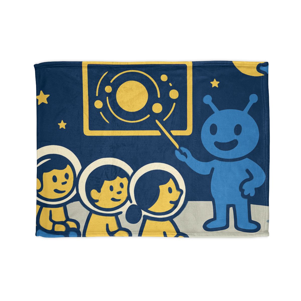 Celestial Classroom On The Moon unique gift blankets