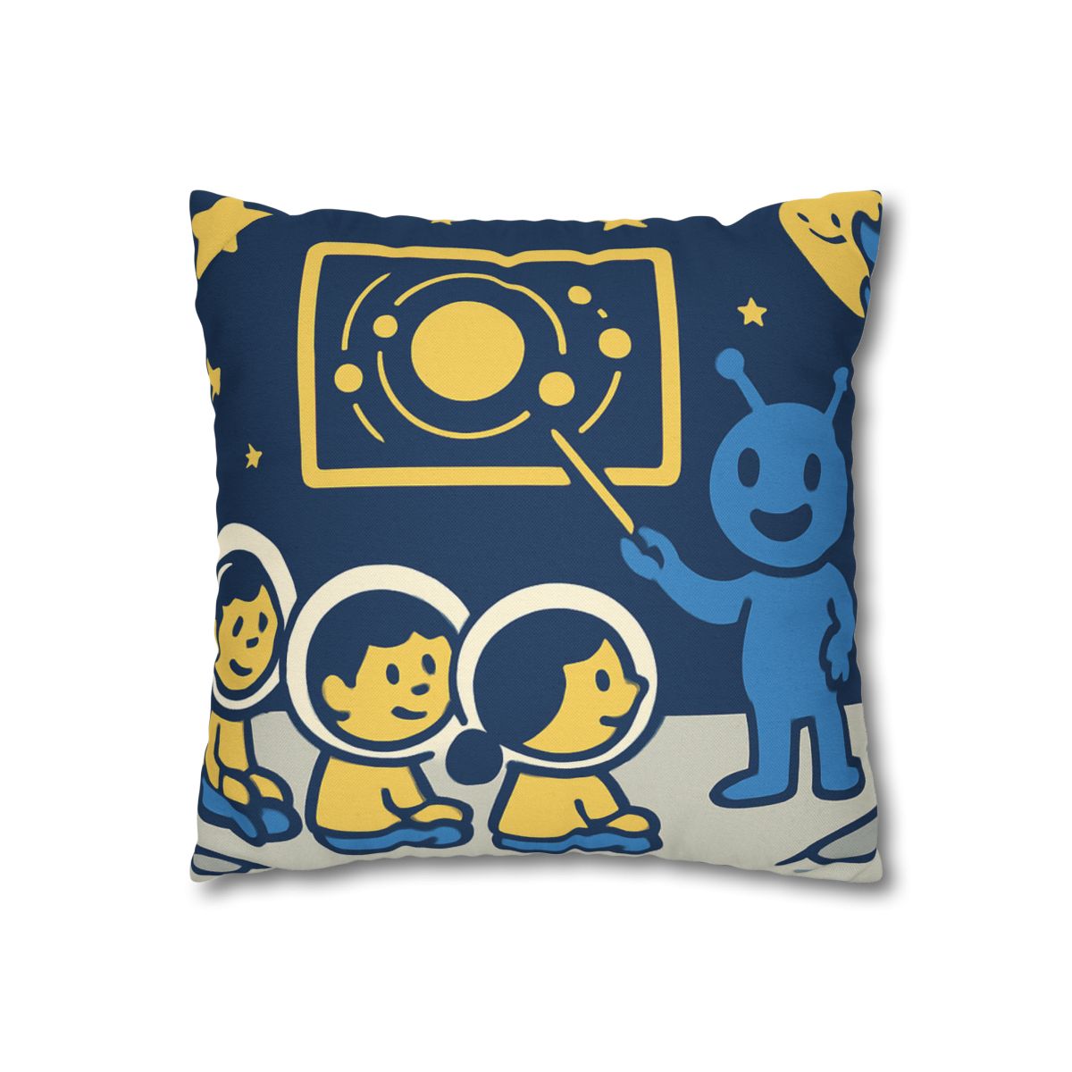 Celestial Classroom On The Moon comfortable bedding pillow covers