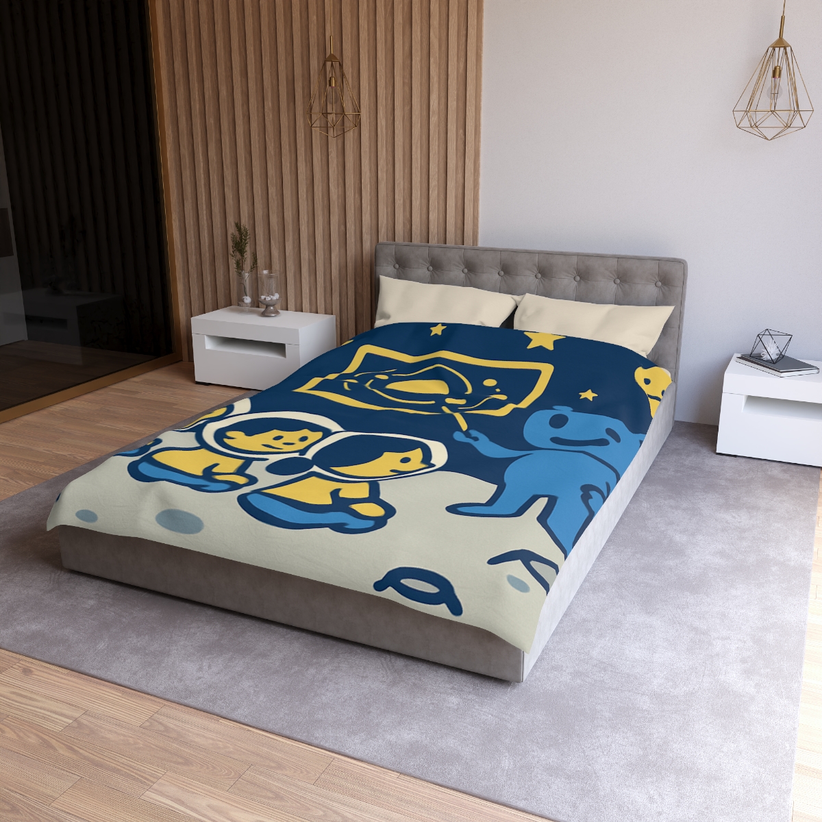 Celestial Classroom On The Moon duvets for gifts