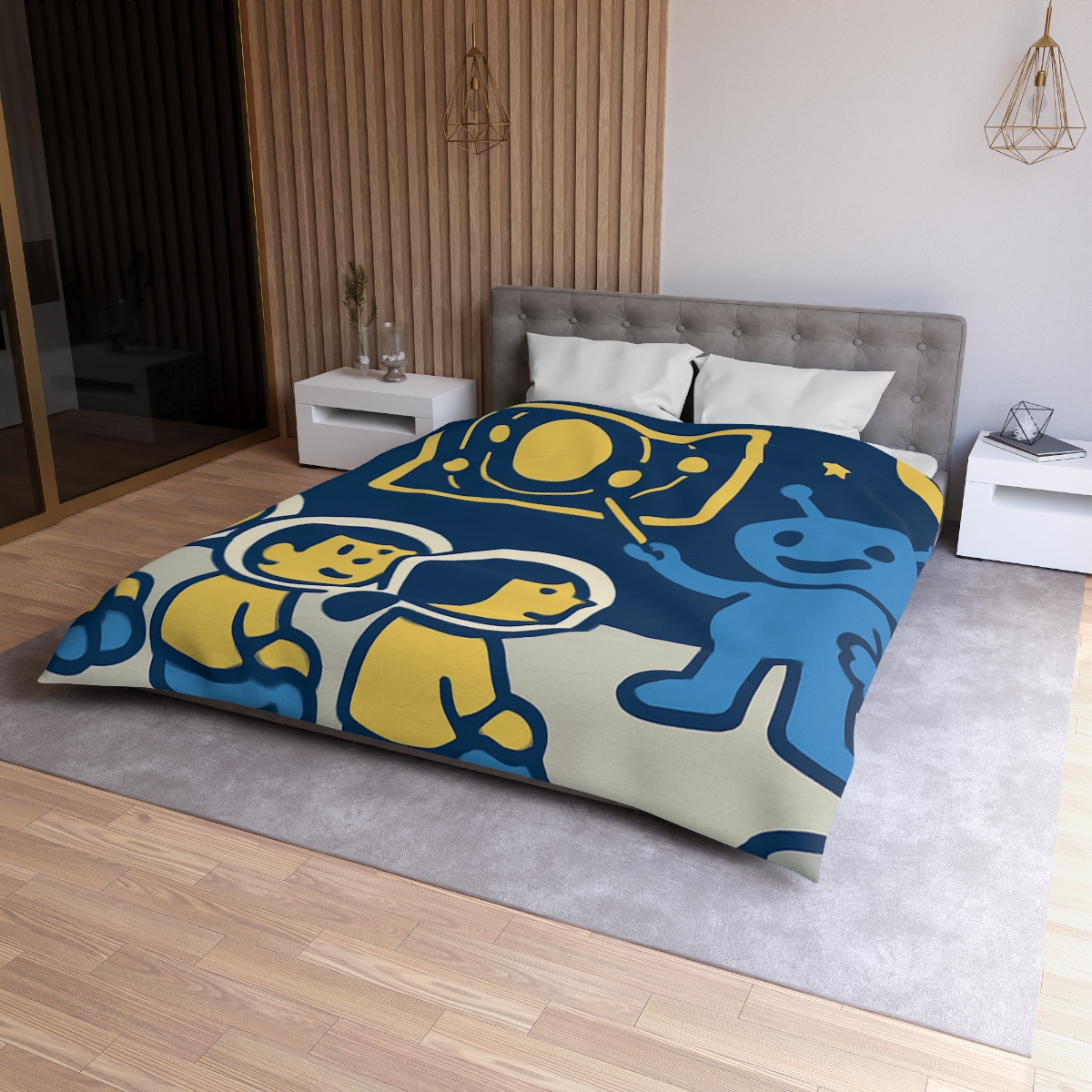 Celestial Classroom On The Moon duvets for gifts