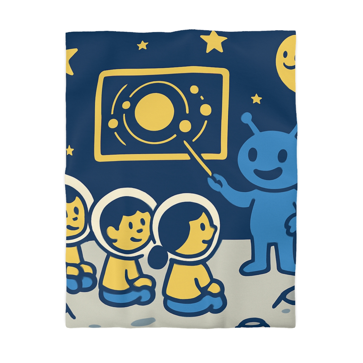 Celestial Classroom On The Moon duvets for gifts
