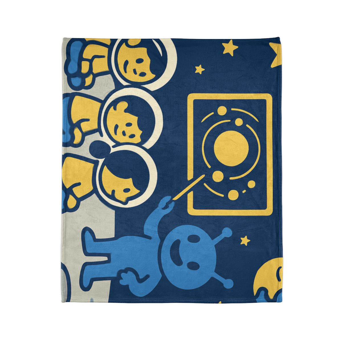 Celestial Classroom On The Moon unique gift blankets