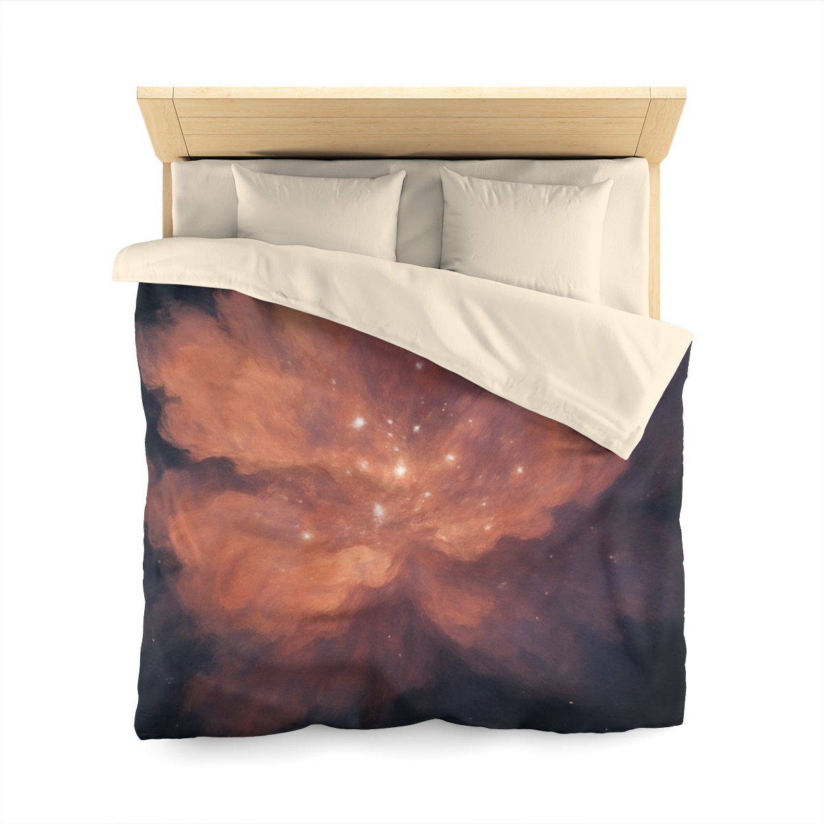 Celestial Dust Bloom personalized bedding duvets
