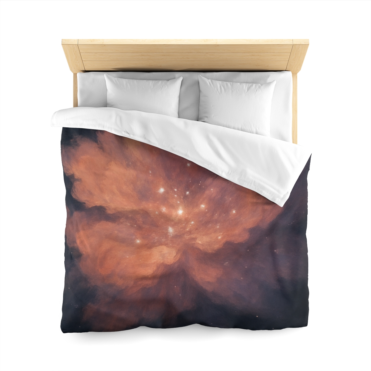 Celestial Dust Bloom personalized bedding duvets