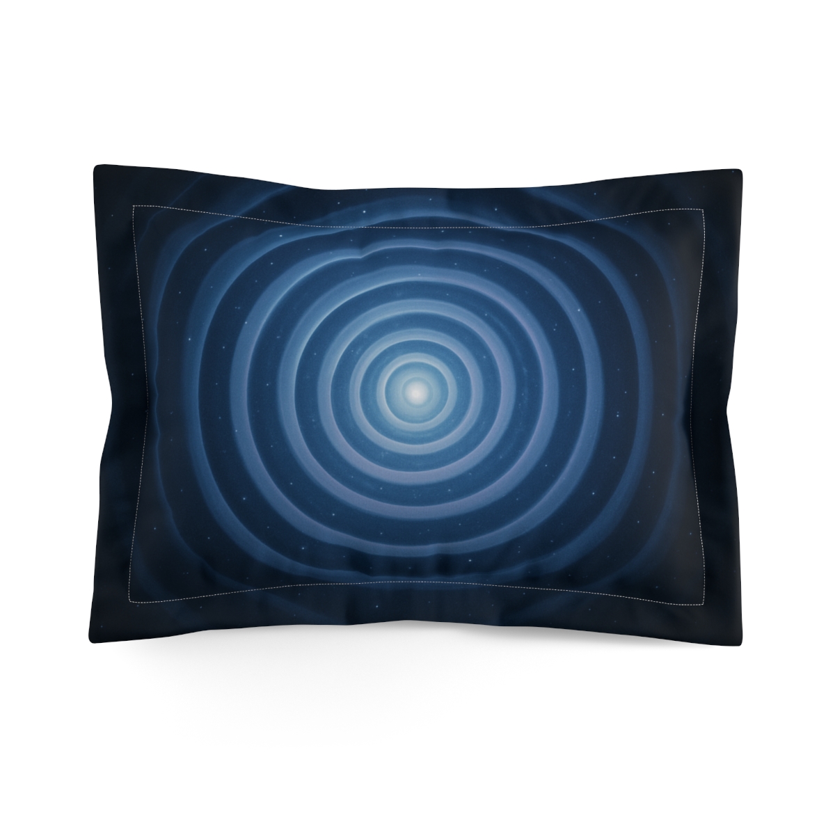 Celestial Echo Spiral designer printed pillows