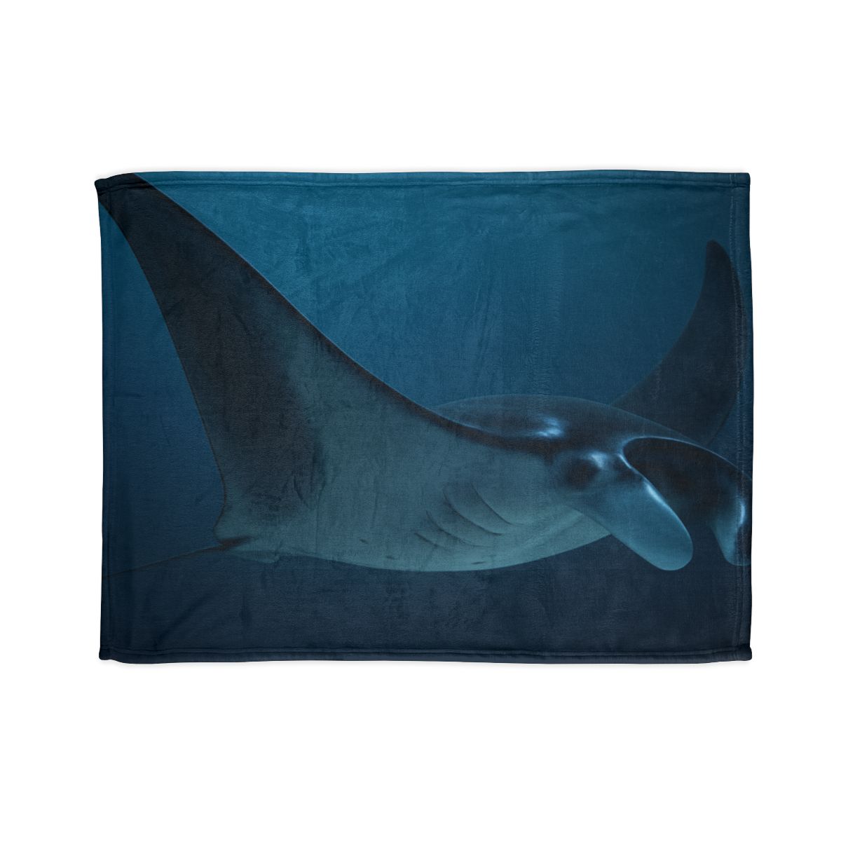 Celestial Glide Manta Ray soft fleece blankets