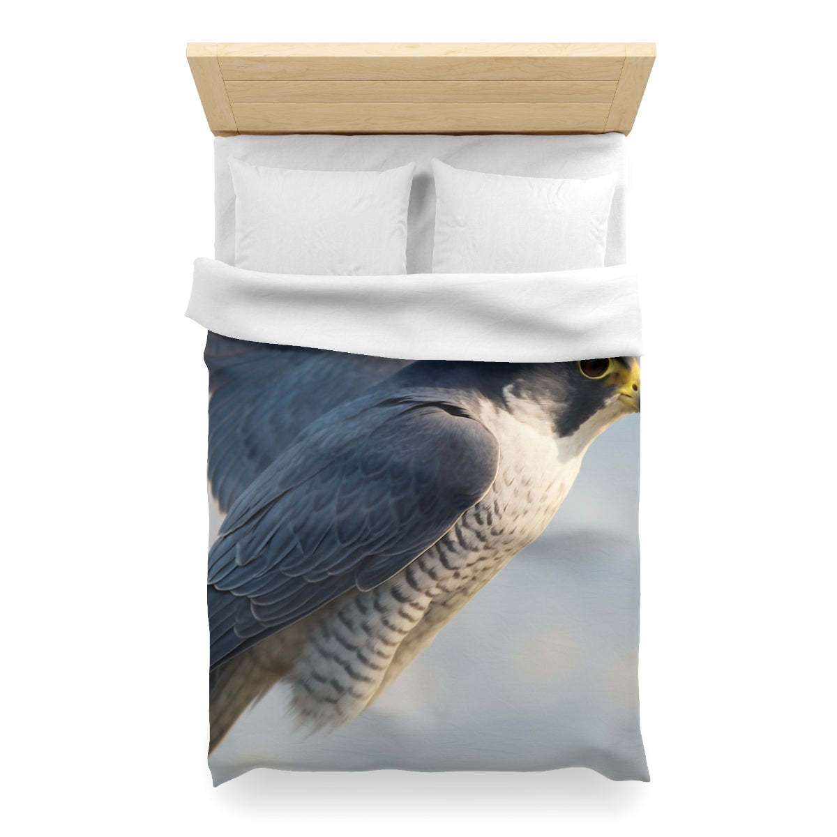 Celestial Glider Peregrine Falcon Duvet