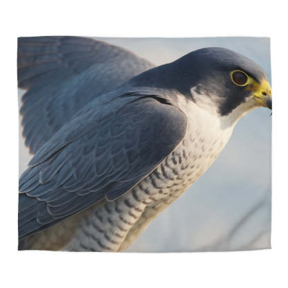 Celestial Glider Peregrine Falcon Duvet