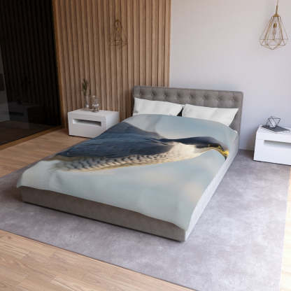 Celestial Glider Peregrine Falcon Duvet