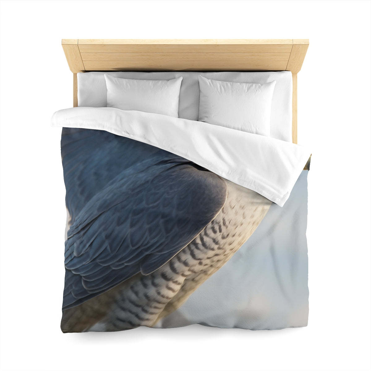 Celestial Glider Peregrine Falcon Duvet