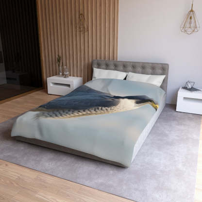 Celestial Glider Peregrine Falcon Duvet